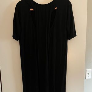 Black t shirt dress everly brand size large